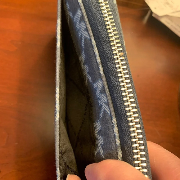 NWT Michael Kors Cooper Denim Wallet - Picture 2 of 11